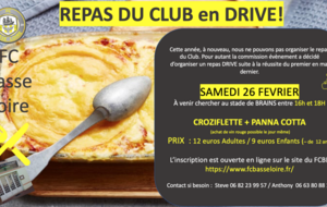 Repas du Club (drive)