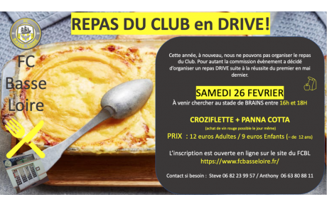 Repas du Club (drive)